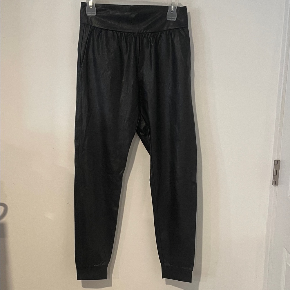 Commando Black Faux Leather Pants